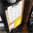 Sauder Harvey Park Engineered Wood Computer Cabinet in Grand Walnut
