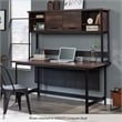 Sauder Briarbrook Engineered Wood and Metal Large Hutch in Barrel Oak