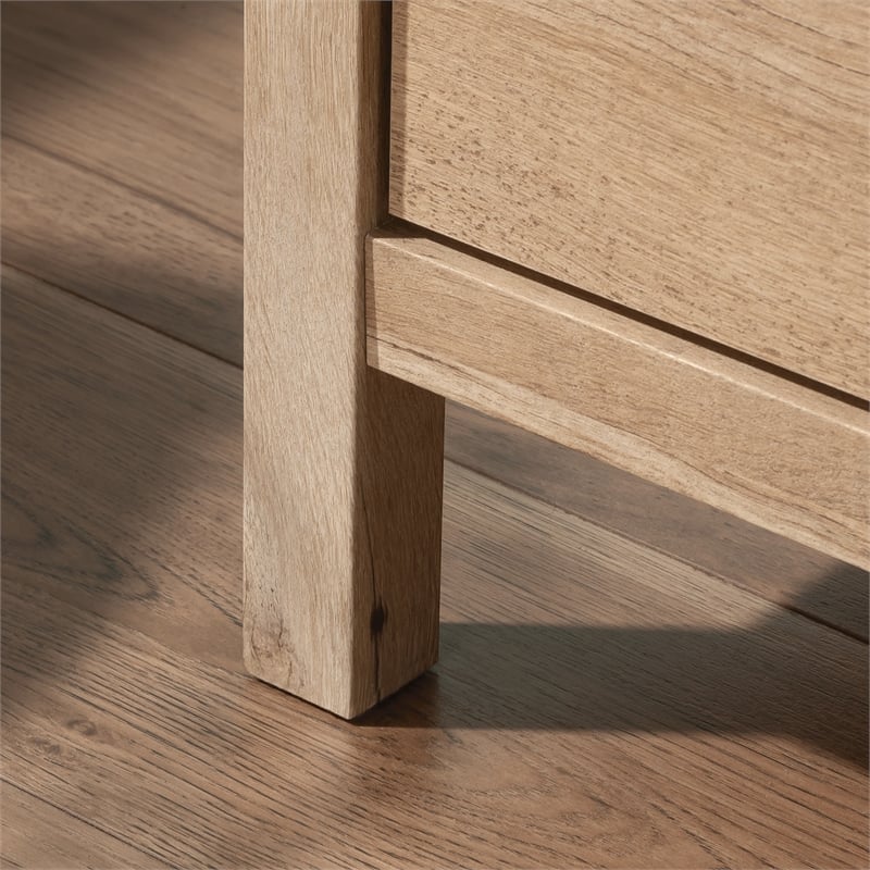 Sauder Pacific View Engineered Wood Metal and Plastic Dresser in Prime Oak