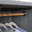 Sauder Dover Edge Engineered Wood Armoire in Denim Oak