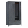Sauder Dover Edge Engineered Wood Armoire in Denim Oak