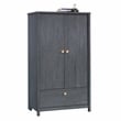 Sauder Dover Edge Engineered Wood Armoire in Denim Oak