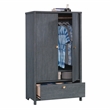 Sauder Dover Edge Engineered Wood Armoire in Denim Oak