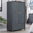 Sauder Dover Edge Engineered Wood Armoire in Denim Oak