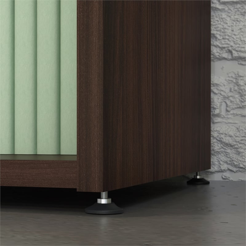 Sauder Affirm Engineered Wood 2-Shelf Bookcase in Noble Elm/Brown Finish