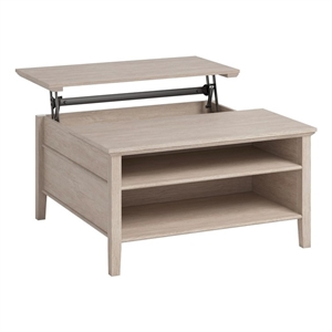 Sauder East Adara Engineered Wood Lift Top Coffee Table in Cascade Oak Finish