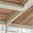 Sauder Bergen Circle Engineered Wood Desk Return 42