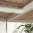 Sauder Bergen Circle Engineered Wood Desk Return 36