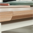 Sauder Bergen Circle Engineered Wood Desk Connector Bridge in Kiln Acacia/Brown