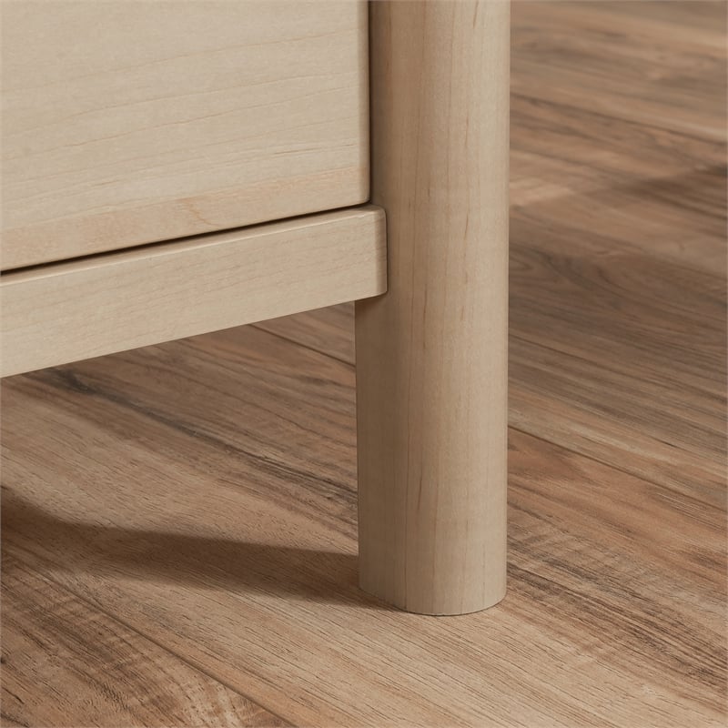 Sauder Whitaker Point Engineered Wood L-Desk in Natural Maple Finish
