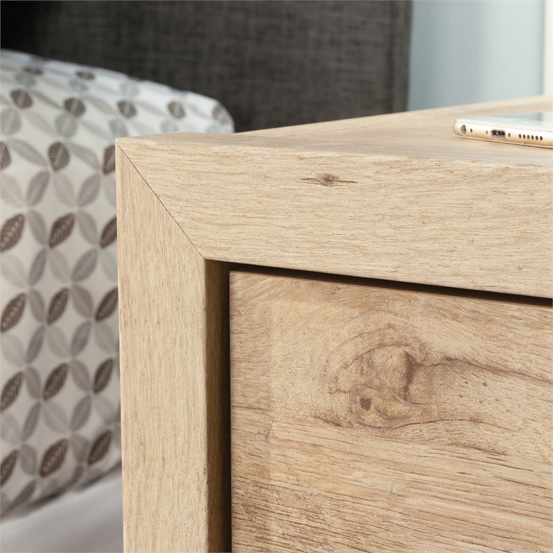 Sauder Pacific View Engineered Wood Night Stand in Prime Oak