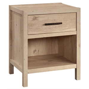 Sauder Pacific View Engineered Wood Night Stand in Prime Oak