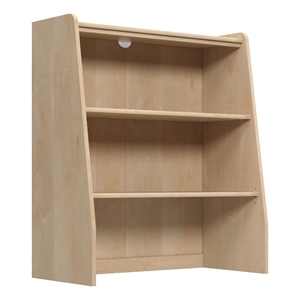 clifford place engineered wood library hutch in natural maple finish