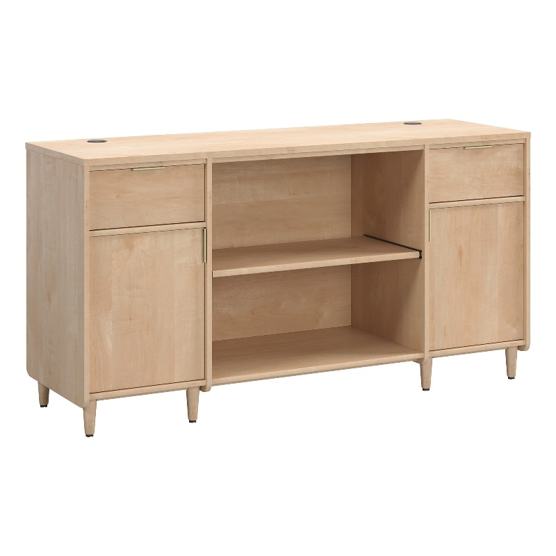 Clifford Place Engineered Wood Credenza in Natural Maple Finish