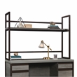 Sauder Manhattan Gate Engineered Wood and Metal Computer Hutch in Mystic Oak