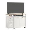 Sauder Cottage Road Engineered Wood Credenza Desk in White Finish
