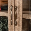 Sauder Rollingwood Engineered Wood Library Hutch in Brushed Oak Finish