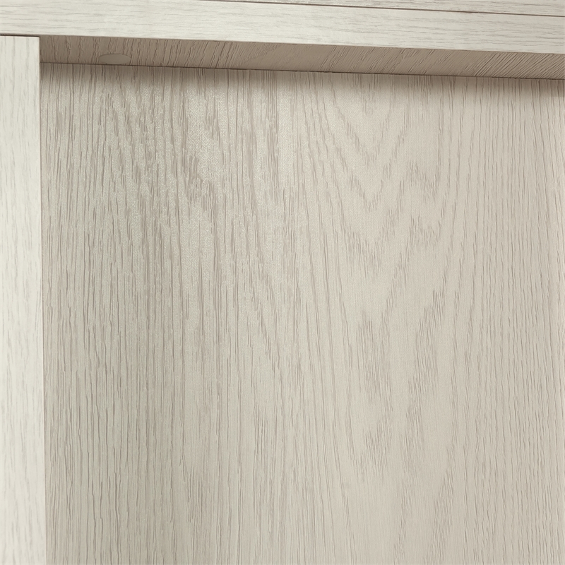 Sauder Larkin Ledge Engineered Wood Storage Cabinet in Glacier Oak Finish