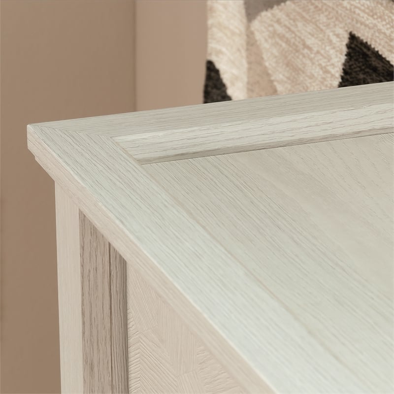 Sauder Larkin Ledge Engineered Wood Storage Cabinet in Glacier Oak Finish