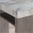 Sauder East Rock Engineered Wood L-Shaped Desk in Ashen Oak Finish
