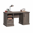 Sauder Aspen Post Engineered Wood Computer Desk in Pebble Pine/Brown