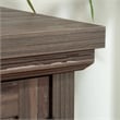 Sauder Aspen Post Engineered Wood Computer Desk in Pebble Pine/Brown