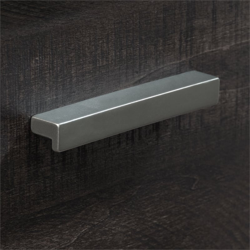 Sauder Rock Glen Engineered Wood and Metal Lateral File in Blade Walnut