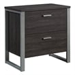 Sauder Rock Glen Engineered Wood and Metal Lateral File in Blade Walnut