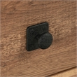 Sauder Station House Engineered Wood and Metal Desk in Etched Oak