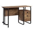 Sauder Station House Engineered Wood and Metal Desk in Etched Oak