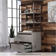 Sauder Manhattan Gate Engineered Wood Utility Hutch in Mystic Oak