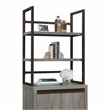 Sauder Manhattan Gate Engineered Wood Utility Hutch in Mystic Oak