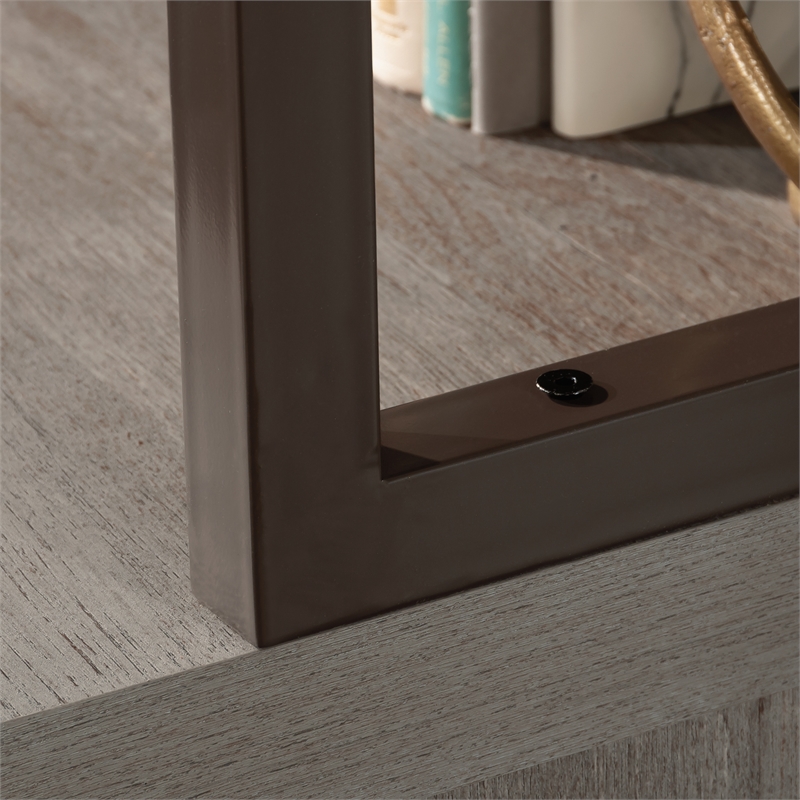 Sauder Manhattan Gate Engineered Wood Utility Hutch in Mystic Oak