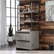 Sauder Manhattan Gate Engineered Wood Utility Hutch in Mystic Oak