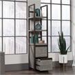 Sauder Manhattan Gate Engineered Wood Narrow Storage Tower in Mystic Oak