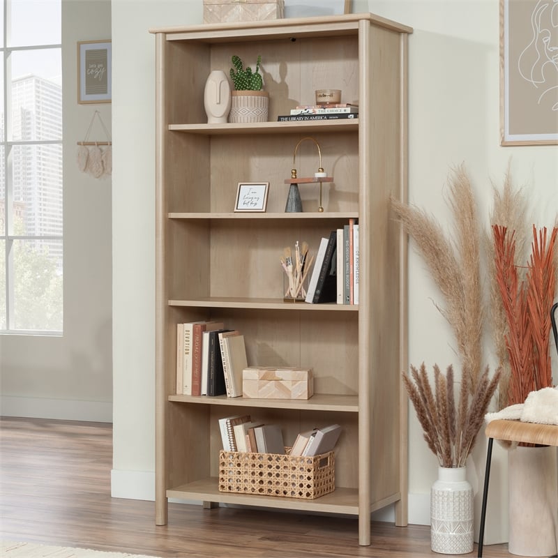 Sauder store corner bookshelf