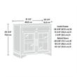 Sauder Rollingwood Engineered Wood Library Base in Brushed Oak