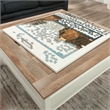 Sauder Cottage Road Engineered Wood Gaming Coffee Table in Soft White