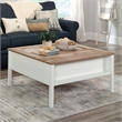 Sauder Cottage Road Engineered Wood Gaming Coffee Table in Soft White