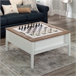 Sauder Cottage Road Engineered Wood Gaming Coffee Table in Soft White