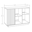 Sauder East Rock Engineered Wood Accent Storage in Ashen Oak