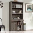 Sauder Aspen Post Engineered Wood Library Hutch in Pebble Pine/Brown Finish