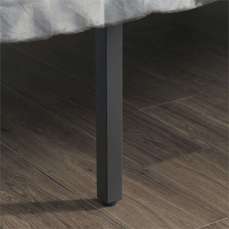 Sauder Cannery Bridge Metal Twin Platform Bed in Black Finish