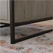 Sauder Tremont Row Engineered Wood/Metal L-Desk in Mystic Oak