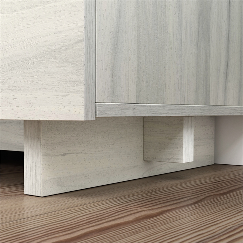Sauder Porto Palma Engineered Wood Lateral File in Haze Acacia/Natural Finish