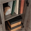 Sauder Aspen Post Engineered Wood Credenza in Pebble Pine/Brown