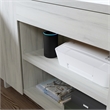 Sauder Select Engineered Wood Desk in Haze Acacia/Natural Finish