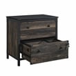 Sauder Foundry Road Engineered Wood/Metal Lateral File in Carbon Oak