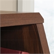 Sauder Willow Place Engineered Wood Footboard/Bookcase in Grand Walnut
