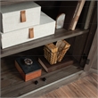 Sauder Aspen Post Engineered Wood Credenza in Pebble Pine/Brown Finish